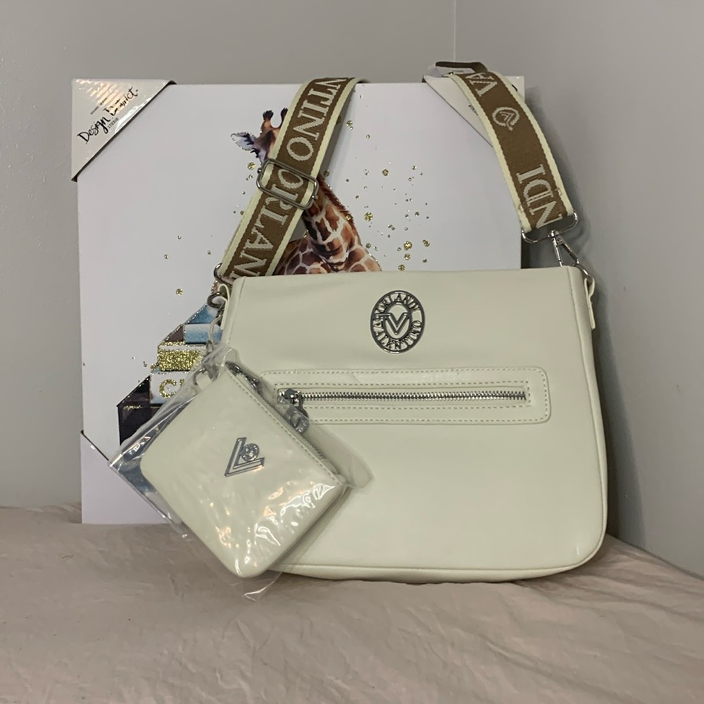NWT Valentino Orlandi White Crossbody